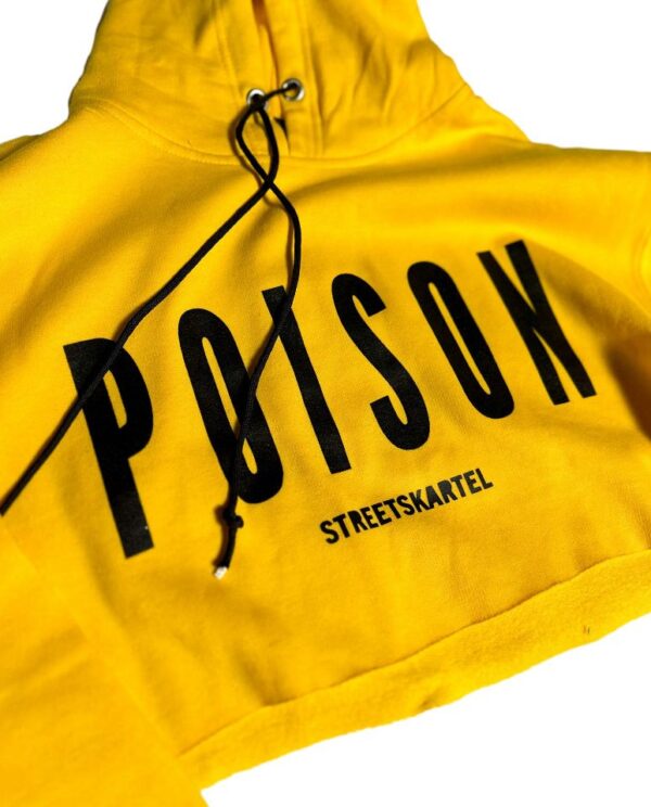 Women’s “Poison” Oversized Cropped Hoodie