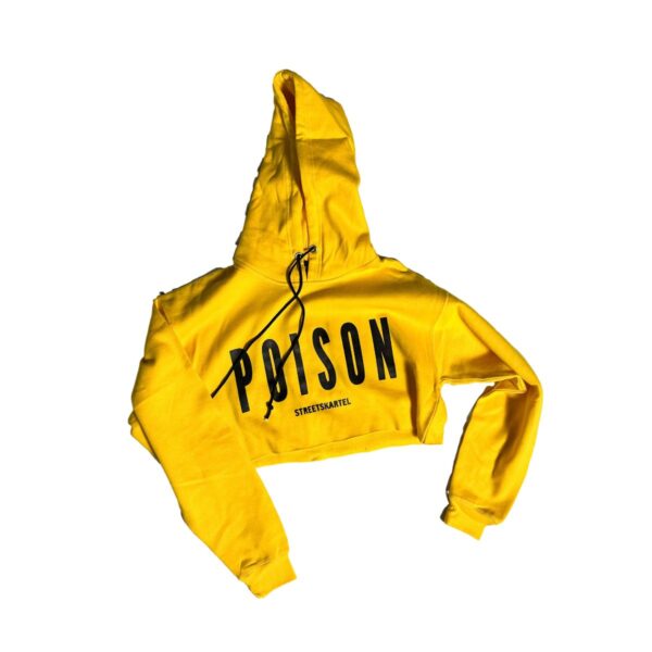 Women’s “Poison” Oversized Cropped Hoodie